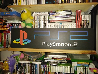 #ad PS2 Display PlayStation 2 Aluminum Sign 6quot; x 24quot;. $19.99