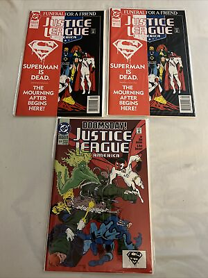 #ad Justice League of America #69 DC Comics December 1992 And 2 #70 Jan 93 $9.99