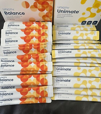 #ad Unicity Feel Great Combo Balance or Unimate Lemon 5 10 30 packs Exp 2026 $27.95