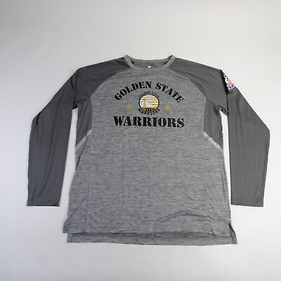 #ad Golden State Warriors Fanatics Long Sleeve Shirt Men#x27;s Gray New $16.80