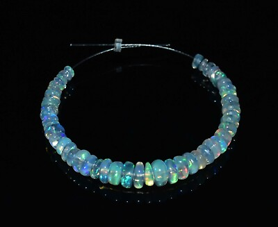 #ad 100% Natural AAA Opal Beads Ethiopian Welo Fire Opal Beads 3quot; Strand S374 $13.99