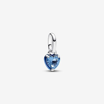 #ad *BRAND NEW* Pandora ME 925 Silver Blue Chakra Heart Mini Dangle Charm 793042C02 $28.50