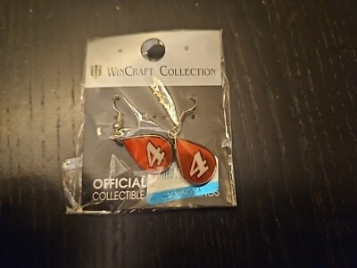 #ad Kevin Harvick #4 WinCraft Collection Pair of Dangling Teardrop Earrings $9.95