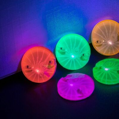 10pcs Neon Fluorescent Glass Crystals Flatback Rivoli Button Rhinestones Sewing $6.84