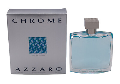#ad Chrome by Azzaro 3.4 oz EDT Cologne for Men New In Box $32.39