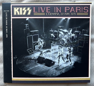 #ad KISS quot;Live In Paris 1976quot; CD Destroyer 45th Anniversary Deluxe Boxset New Ace $40.00