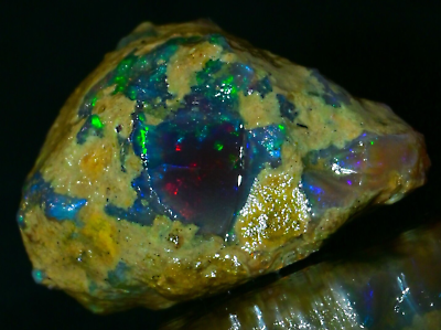 #ad 226.35 Natural Opal Rough AAA Quality Ethiopian Welo Fire Opal Raw Gemstone $226.40
