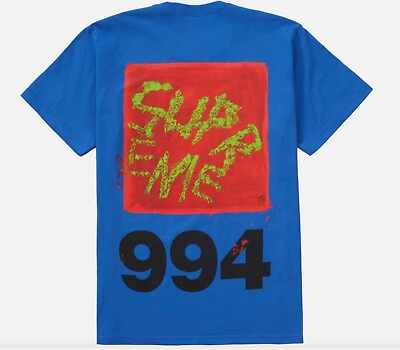#ad Supreme Paint Tee Royal Blue SS24 XL SOLD OUT 2024 $99.00
