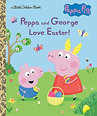 #ad Peppa and George Love Easter Peppa Pig Picture Book Golden Books $8.06