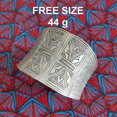 #ad Fine Silver 925 Bracelets Bangle Jewelry Craft Cuff Vintage Styles BA211005 $65.00