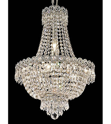#ad Palace Empire 8 Light Crystal Chandelier Ceiling Light Chrome 16x20 $449.00