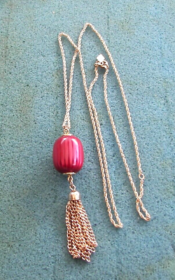 #ad quot;PRIMROSEquot; Gold Tone Pendant Necklace Sarah Coventry Vintage Jewelry Cov $19.95