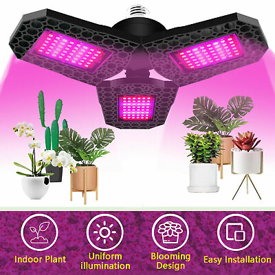 #ad Full Spectrum 144LED Grow Light Plant Growing Lamp for Indoor Plants Hydroponics $12.98