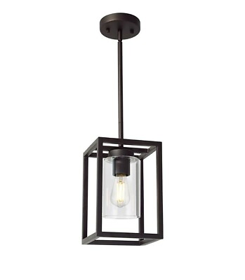 #ad Pendant Lighting With Glass Shade Oil Rubbed Bronze Modern Kitchen Island Light $39.99