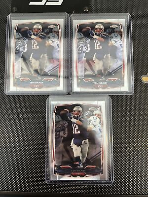 #ad TOM BRADY 2014 TOPPS CHROME 62 *TAMPA BAY BUCCANEERS* PATRIOTS x3 Lot Invest $30.00