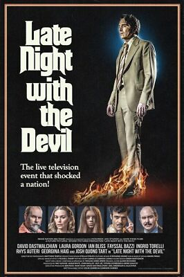 #ad Late Night with the Devil Movie Poster Print No Frame $25.99