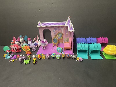 #ad Animal Jam Action Figure Lot With Princess Castle Den By Jazwares $23.00