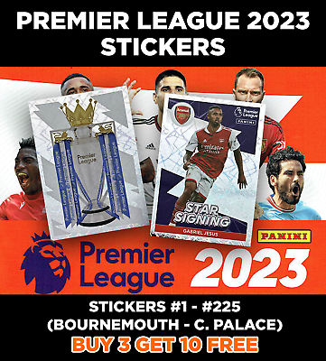 #ad PANINI PREMIER LEAGUE STICKERS 2023 #1 #225 BOURNEMOUTH CRYSTAL PALACE GBP 1.75