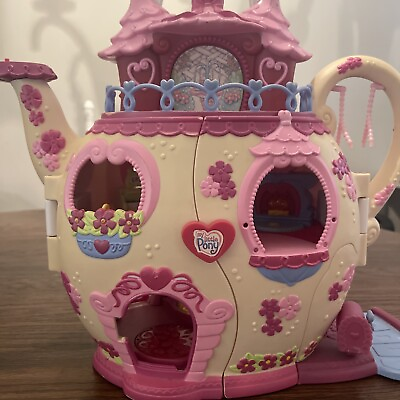 #ad Hasbro 2006 My Little Pony Tea Pot Castle House Play Set – Sound amp; Lights Work $22.47
