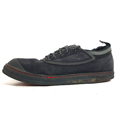 #ad Dunlop Volley Shoes Sz US10 UK9 EU43 Black Steel Cap Toe Safety Lace Up Sneakers AU $39.95