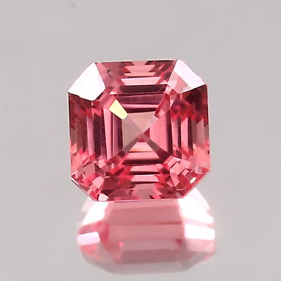 #ad AAA Natural Flawless Ceylon Padparadscha Sapphire Asscher Cut Loose Gemstone 9MM $37.22