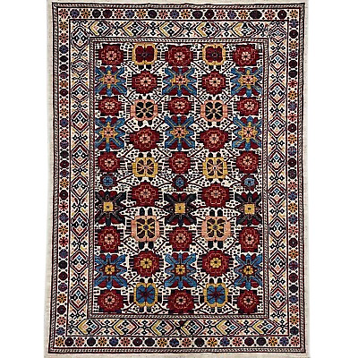 #ad Handmade 6#x27; x 9#x27; Oriental Afghan Tribal Wool Area Rug $1271.25