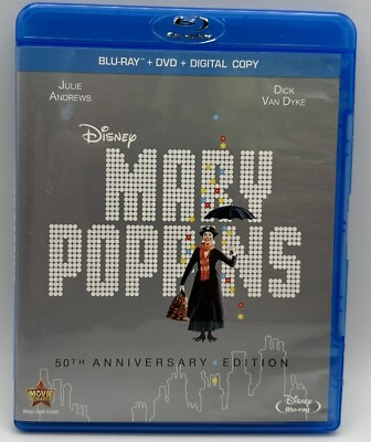 #ad Mary Poppins Blu Ray DVD Digital Copy Julie Andrews Dick Van Dyke 2013 $16.20