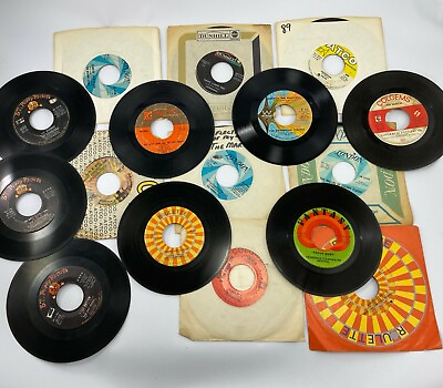 #ad Lot Of 16 Vinyl 45#x27;s Rock 1970#x27;S All in playable condition. $14.99