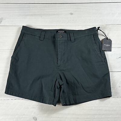 #ad Filson Granite Mountain 6quot; Shorts Men Size 34 20190979 Dark Pine Grey $49.99