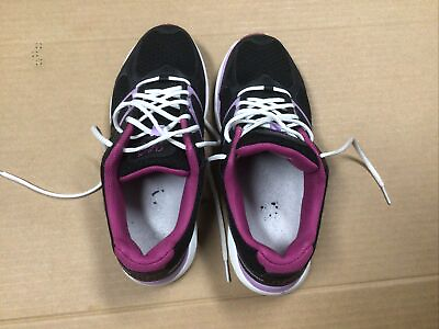 #ad Ryka elate ladies shoes size 6 pink and black Low Top Tie $12.00