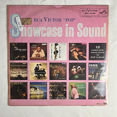 #ad VARIOUS The RCA Victor quot;Popquot; Showcase In Sound 1956 Vinyl LP RCA SPL 12 29 VG $3.95