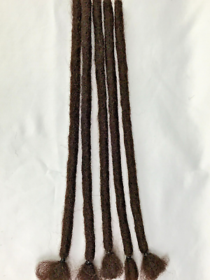 #ad 100% Handmade Natural Crochet Braiding Long Hair Extensions Dreadlocks 6 Brown $21.21