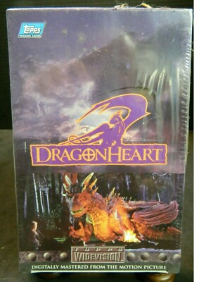 #ad Vintage Topps Dragon Heart Widevision Movie Cards Factory Sealed Box 36ct NIB $17.99