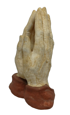 #ad Vintage 1998 Mary Praying Hands Sculpture NORLEANS Japan Ceramic 6.5quot; $9.73