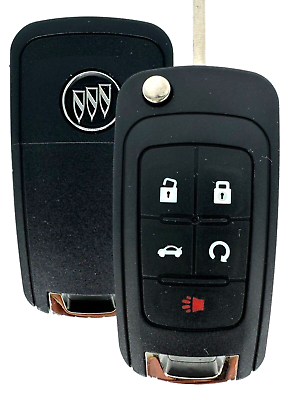 #ad New Flip Key Remote Start Key Fob for 2011 2012 2013 2014 2015 2016 Buick Regal $18.95