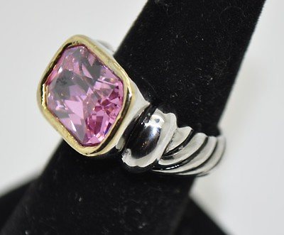 #ad Gorgeous chic designer style high quality CZ pink color fashion ring 7 8 9 10 $12.99