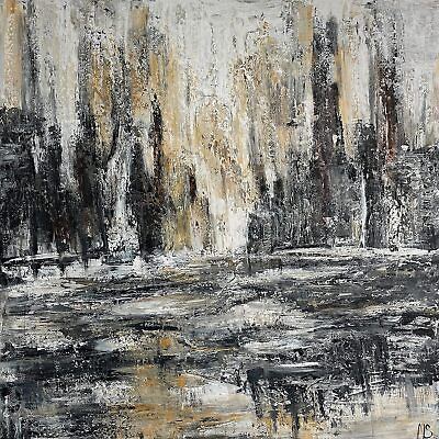 #ad 50x50quot; Abstract City Paintings On Canvas Extra Large Original Modern Art VENICE $779.00