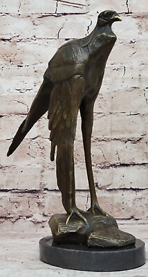 #ad Sculpture Statue bronze vritable Art nouveau Art dco L#x27;ECHASSIER Sign Moigniez $249.00