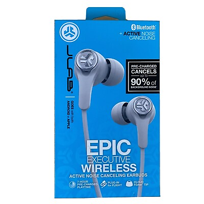 #ad ✅ JLab Audio Executive Wireless Active Noise Canceling Earbuds Bluetooth $80 $17.95