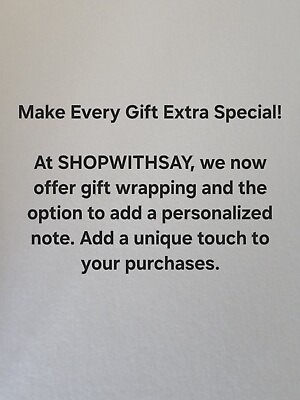 #ad GIFT WRAP AND NOTE $5.03