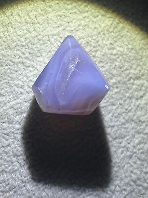 #ad Purple chalcedony 33.35 ct Unique One of Kind styled free form Crystal handmade $60.00