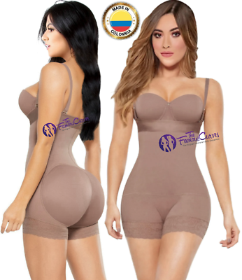 #ad Fajas Colombianas Short Levanta Cola Strapless Post Surgery Invisible Girdle $49.99