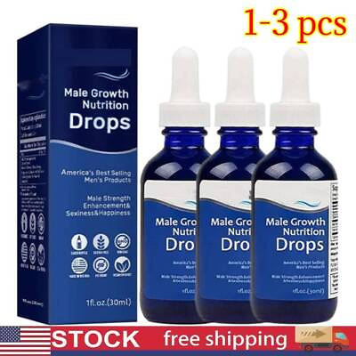 #ad REVITAHEPA Male Growth Nutrition Drops Blue Direction Benefit Drops for Men $11.99
