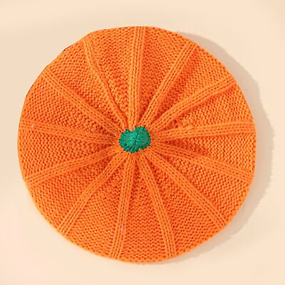#ad Halloween Knitted Beanies Kids Pumpkin Beanie Cap Women Fashion Headwear 1pc S $14.82