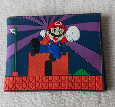 #ad New Super Mario Bros Wallet for men Card Holder Small Leather $16.99