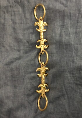 #ad Fancy Ornate Vintage Gilded Brass Chandelier Hanging Lamp Chain 12quot; $29.95