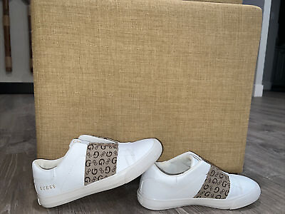 #ad Guess White Sneakers 5.5 Women Perfect Condition $37.00