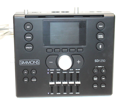 #ad Simmons Model SD1250 Electronic Drum Module With Harness #R3609 $226.95