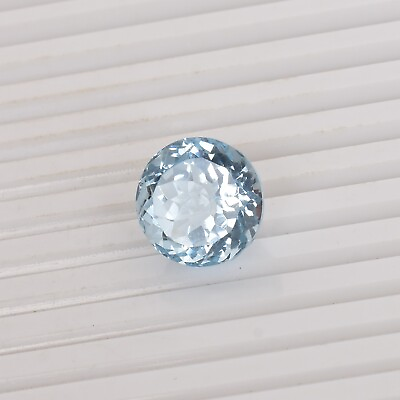 #ad 15.50 Ct Sky Blue Aquamarine Beautiful Gemstone Round Cut 4 Jewelry And Pendant $4.99