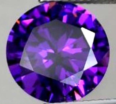 #ad 49.35 CT AAA Natural Purple Amethyst Gem Diamonds Round Cut 20 MM VVS Loose Gem $14.24